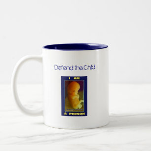IAAP verteidigen das Kind Zweifarbige Tasse