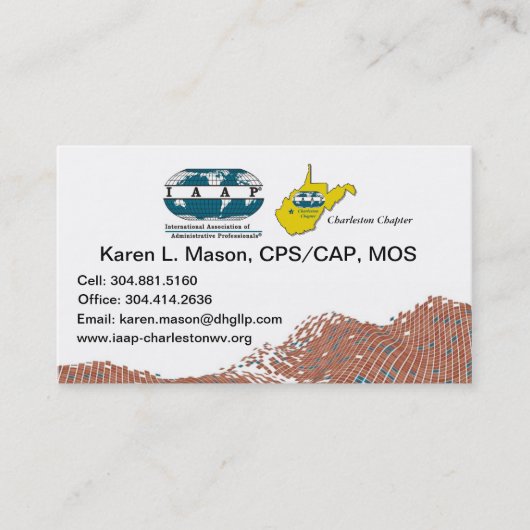 IAAP WV Kapitel-Visitenkarten Visitenkarte (Vorderseite)