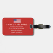 IACE - US-Gepäckanhänger Gepäckanhänger (Rückseite horizontal)