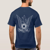 IAF versah legendäres israelisches T-Shirt (Rückseite)