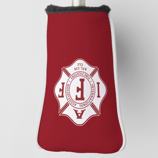 IAFF / Feuerwehrmann Malteser Cross Putter Abdecku Golf Headcover (Rotieren 90)