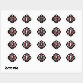 IAFF Malteser Rundsticker Runder Aufkleber (Blatt)