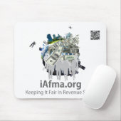iAfma.org - Maus-Pad Mousepad (Mit Mouse)