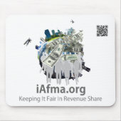 iAfma.org - Maus-Pad Mousepad (Vorne)