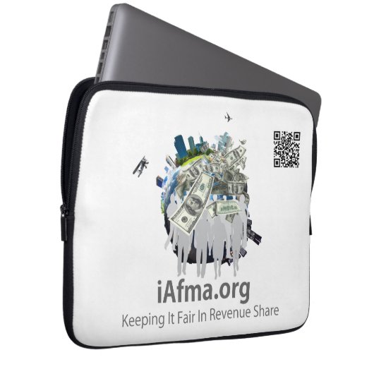 iAfma.org - Notebook-Sieb 13" Laptopschutzhülle (Vorne Rechts)