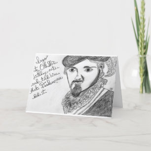 Iago isst Othello's Geburtstagskorb Shakespeare Ca Karte
