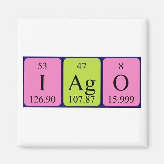 Iago Periodenmagnet Magnet (Vorne)