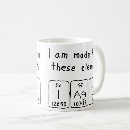 Iago Periodenname Tasse (VorderseiteRechts)