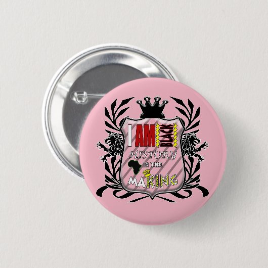 IAHH - ICH BIN SCHWARZE GESCHICHTE IN DER BUTTON (Vorne & Hinten)