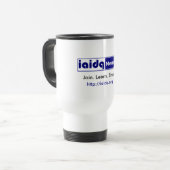IAIDQ Mitgliedsreise-Tasse Reisebecher (Vorderseite Links)