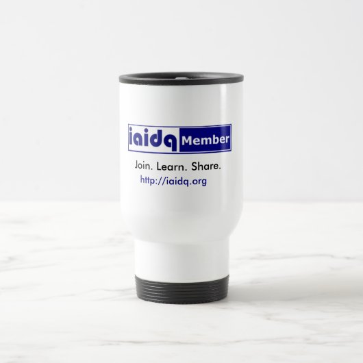 IAIDQ Mitgliedsreise-Tasse Reisebecher (Mittel)