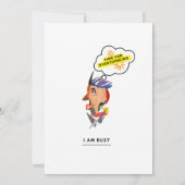 Iam beschäftigt einladung (Rückseite)