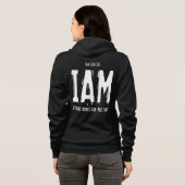 IAM BLACK HOODIE (Schwarz voll)