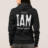 IAM BLACK HOODIE (Rückseite)