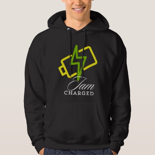 Iam Charged - Positive Electric Vibes Hoodie (Vorderseite)