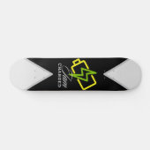 Iam Charged - Positive Electric Vibes Skate Board Skateboard (Horizontal)