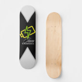 Iam Charged - Positive Electric Vibes Skate Board Skateboard (Vorderseite)