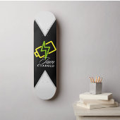 Iam Charged - Positive Electric Vibes Skate Board Skateboard