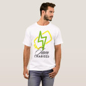 Iam Charged - Positive Electric Vibes Unisex T-Shirt (Vorne ganz)