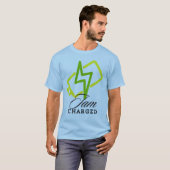 Iam Charged - Positive Electric Vibes Unisex T-Shirt (Vorne ganz)