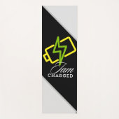 Iam Charged - Positive Electric Vibes Yoga Mat Yogamatte (Vorderseite)