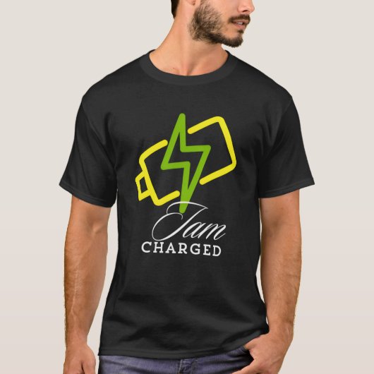 Iam Charged Unisex T - Shirt - Electric Vibes T-Sh (Vorderseite)