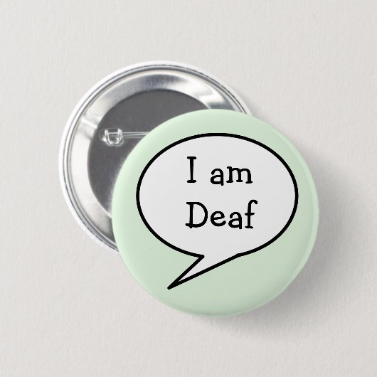 Iam Deaf, Bewusstsein Button (Vorne & Hinten)
