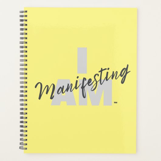 IAM MANIFESTING PLANNER (UNDATED) 8.5X11 PLANER (Vorderseite)