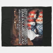 IAM SICK der KORRUPTION in D.C. Fleecedecke (Vorderseite (Horizontal))