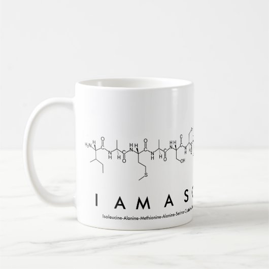 IAmAScientist Peptidname Tasse (Links)