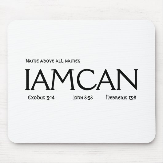 IAMCAN MOUSEPAD (Vorne)