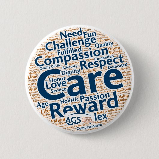 #IAmGeriatrics Knopf Button (Vorderseite)