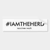 #IAMTHEHERD Autoaufkleber (Vorne)