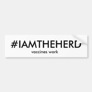 #IAMTHEHERD Autoaufkleber