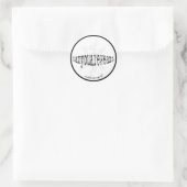 Iamyouareweami (rund) runder aufkleber (Tasche)