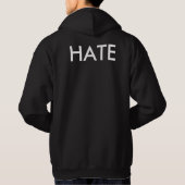 Ian Curtis „HATE " - Hoodie (Rückseite)