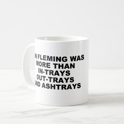 Ian Fleming Mug Kaffeetasse (Vorderseite Links)