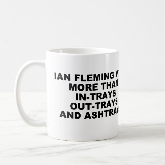 Ian Fleming Mug Kaffeetasse (Links)