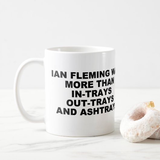 Ian-Fleming-Tasse Kaffeetasse (Mit Donut)