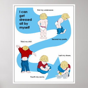 Ian - ich kann gekleidetes Plakat erhalten