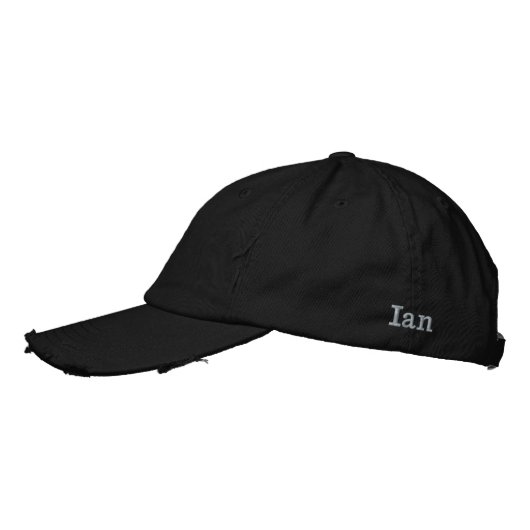 Ian Name Embroidered, Bestickte Baseballkappe (Links)