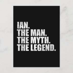 Ian Name, Ian Der Mann Der Mythos Die Legende Postkarte