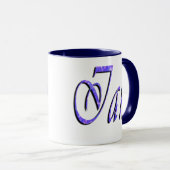 Ian, Name, Logo, Blue Ringer Combo Coffee Mug Tasse (VorderseiteRechts)