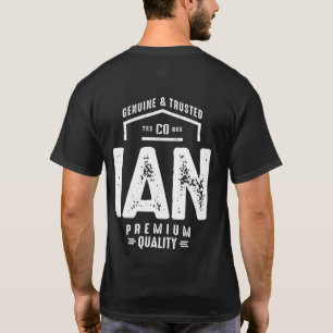 Ian Personalisiert Name Birthday Gift T-Shirt