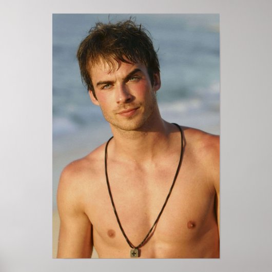 Ian Somerhalder Shirtless Poster (Vorne)