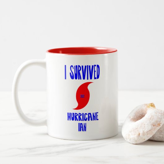 Ian Zweifarbige Tasse (Mit Donut)