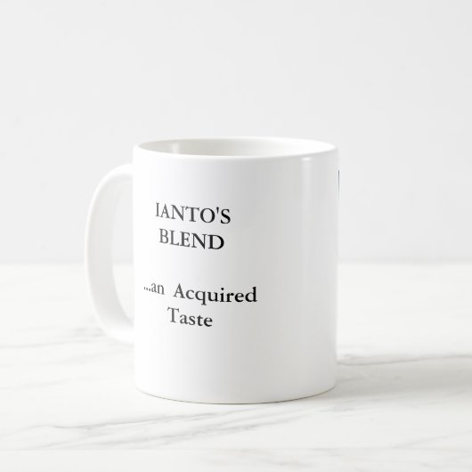 Iantos Kaffee-Tasse Kaffeetasse (Vorderseite Links)