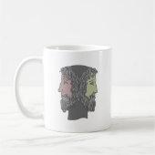 ianus janus face kaffeetasse (Links)