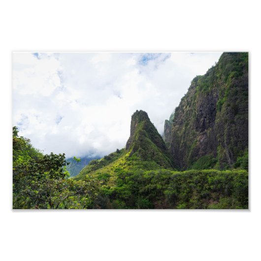 iao nadel Staat Denkmal in maui hawaii Fotodruck (Vorne)