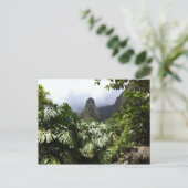 Iao Needle in Iao Valley Staat Park, Maui, Hawaii Postkarte (Stehend Vorderseite)